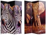 6 ft. Tall Giraffe & Elephant Room Divider | RoomDividers.com