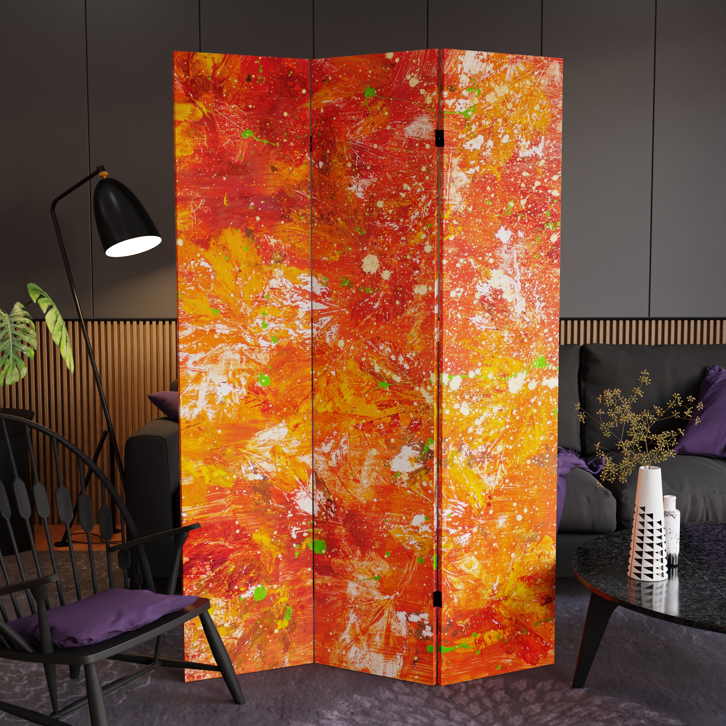 Buy 6 ft. Tall Double Sided Transcendence Canvas Room Divider Online ...