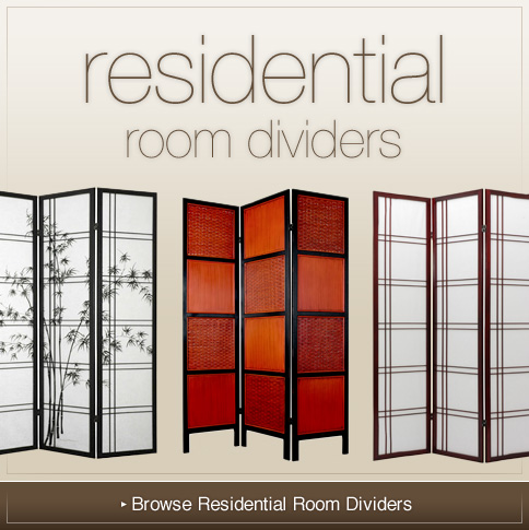 Click here to Browse Residential Room Dividers