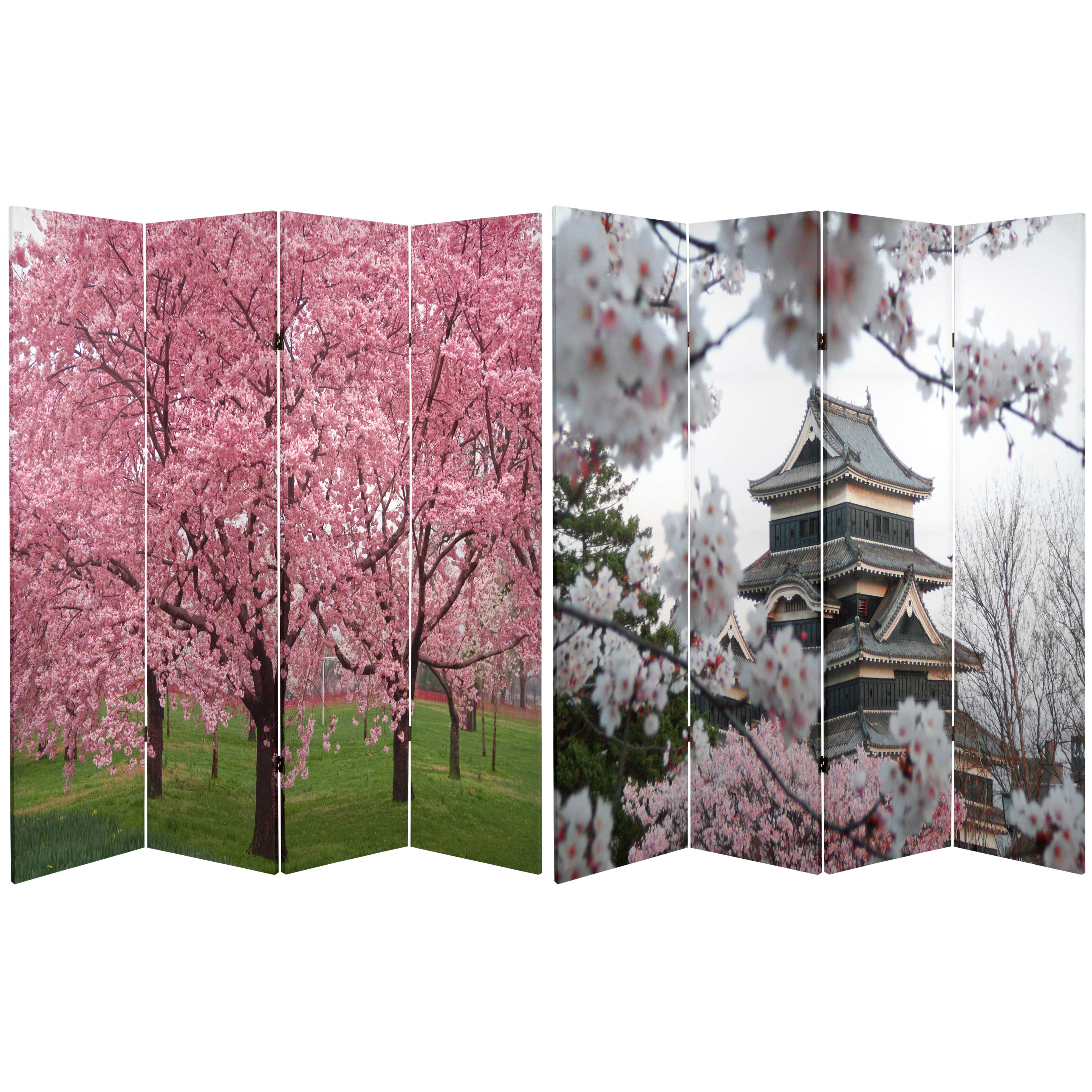 Buy ft. Tall Double Sided Cherry Blossoms Room Divider Online (CAN-CHERRY)  Satisfaction Guaranteed