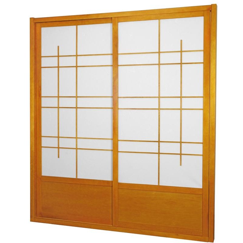 Buy 7 ft. Tall Eudes Shoji Sliding Door Kit (Double-Sided) Online (DOOR