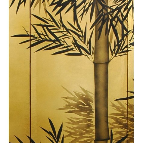 Bamboo Leaves Art Wallpaper - Buy Online