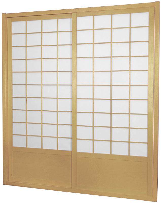 Oriental Furniture Zen Sliding Shoji Door Kit   Natural  